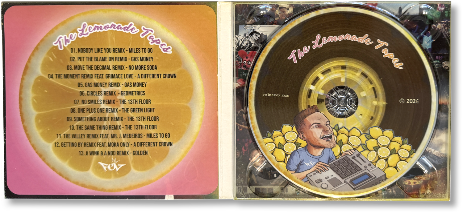 The Lemonade Tapes CD digi-pack and disc