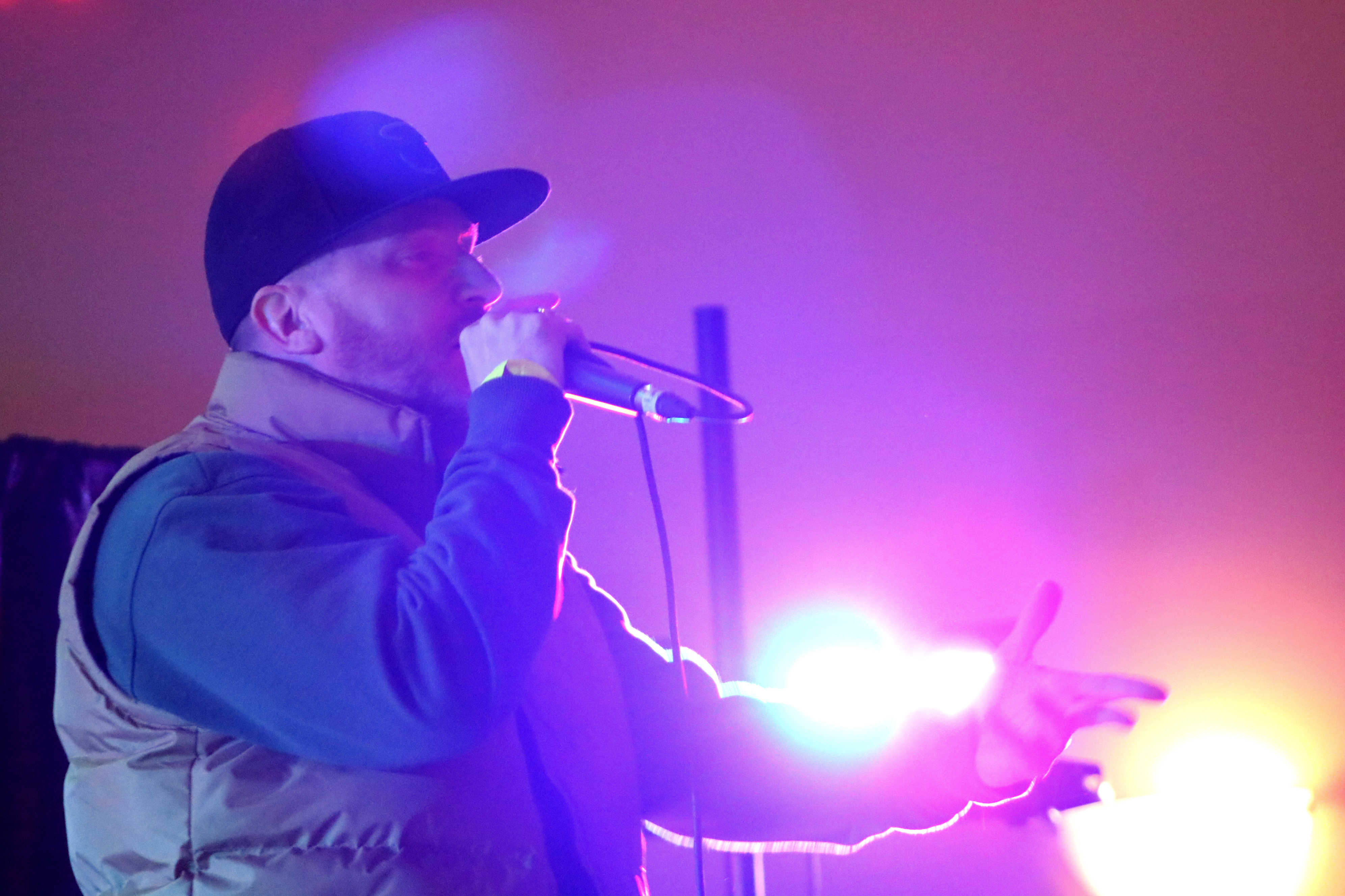 Rel McCoy on stage Halifax
